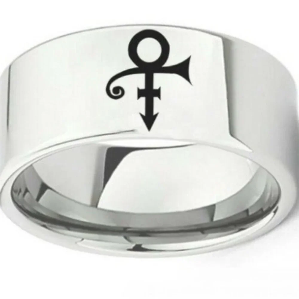 Prince Laser Engraved Purple Rain Symbol